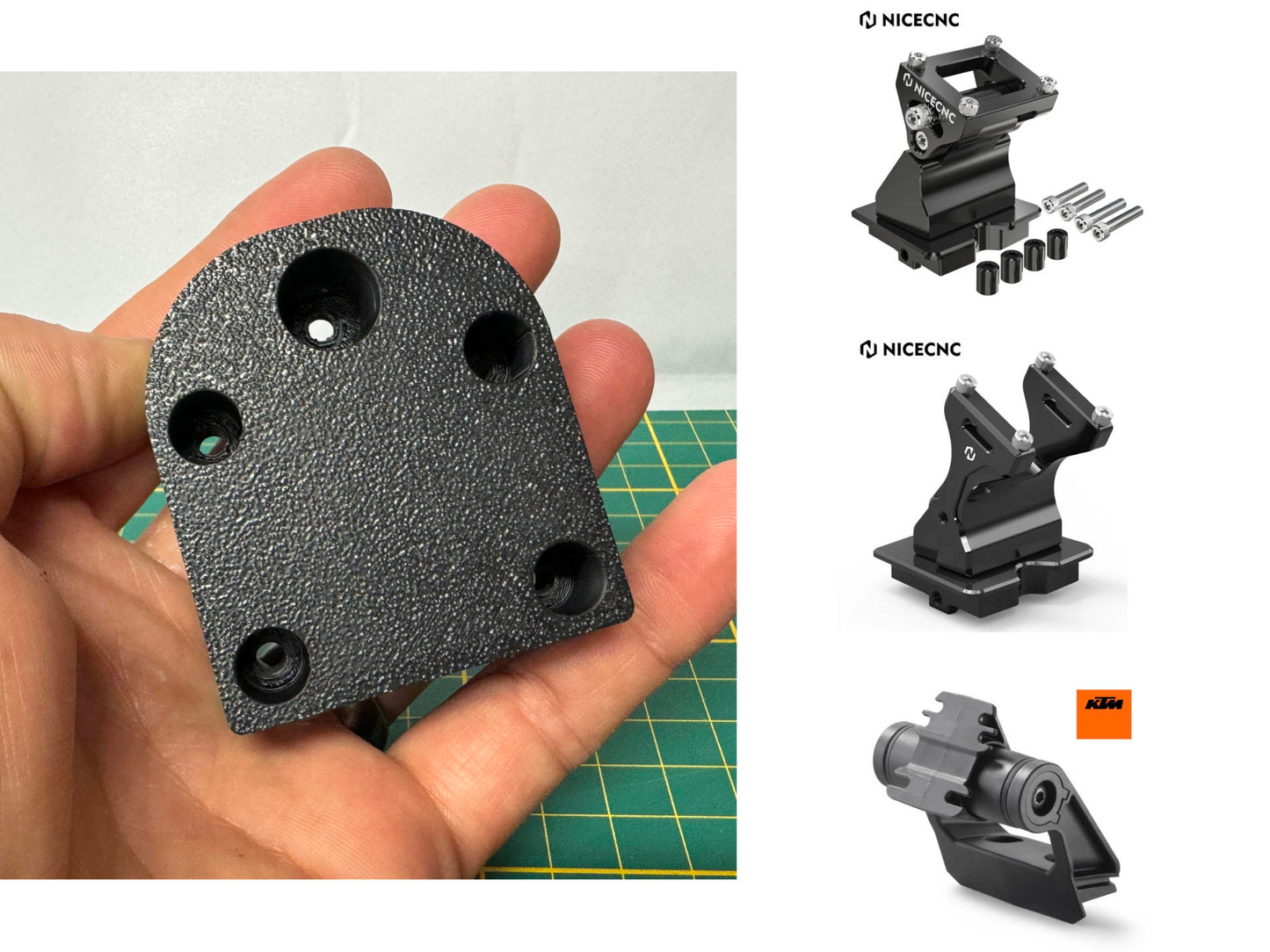 Carpuride W502 /W702 /W502 Pro/ W702 Pro mount for KTM NiceCNC or KTM Powerparts GPS mount