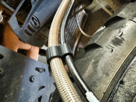 Clip de fixation de câble ABS sur durite de frein (Pack de 5)