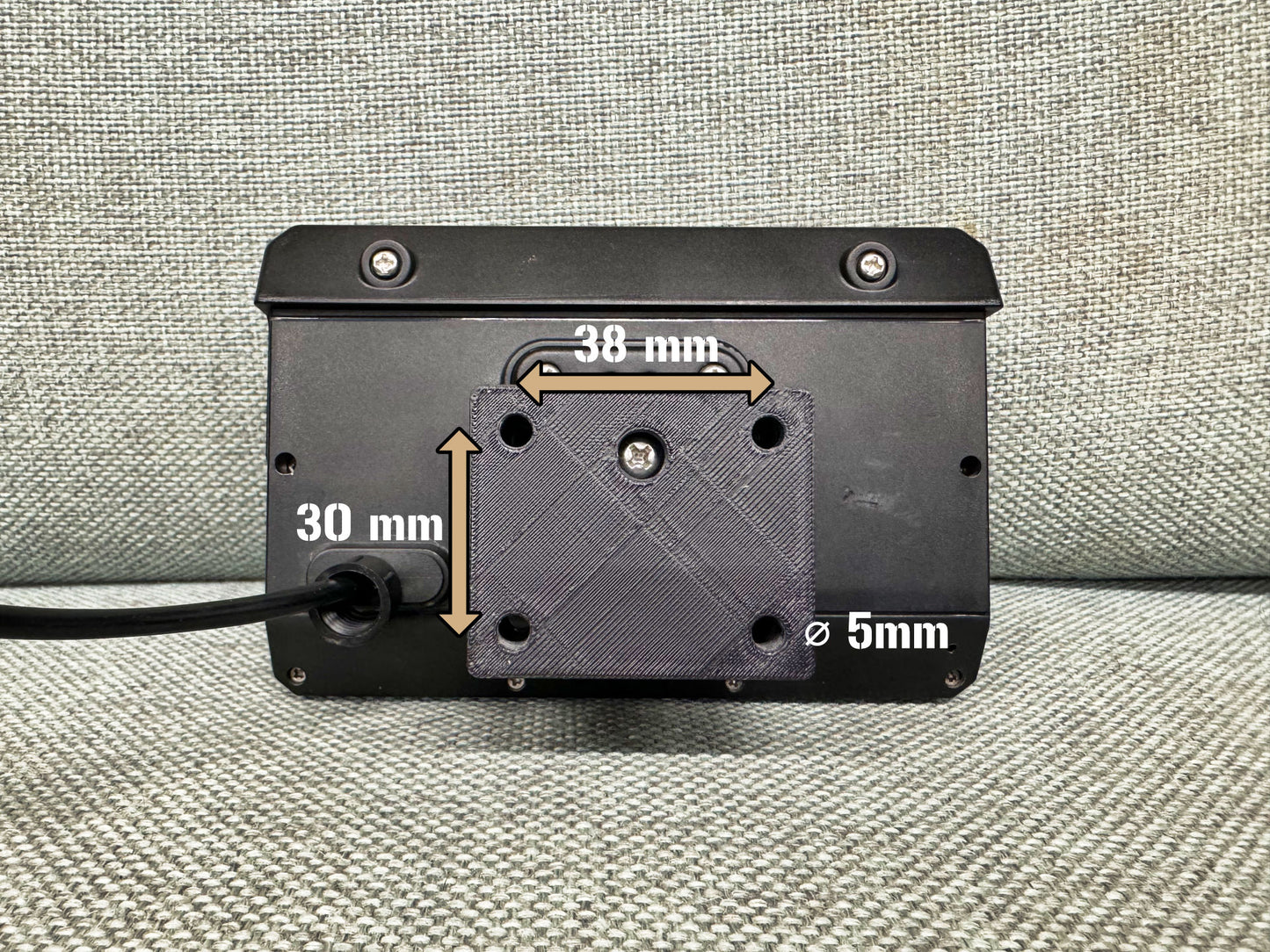 Carpuride support for AMPS / RAM Mount / Garmin standard attachment