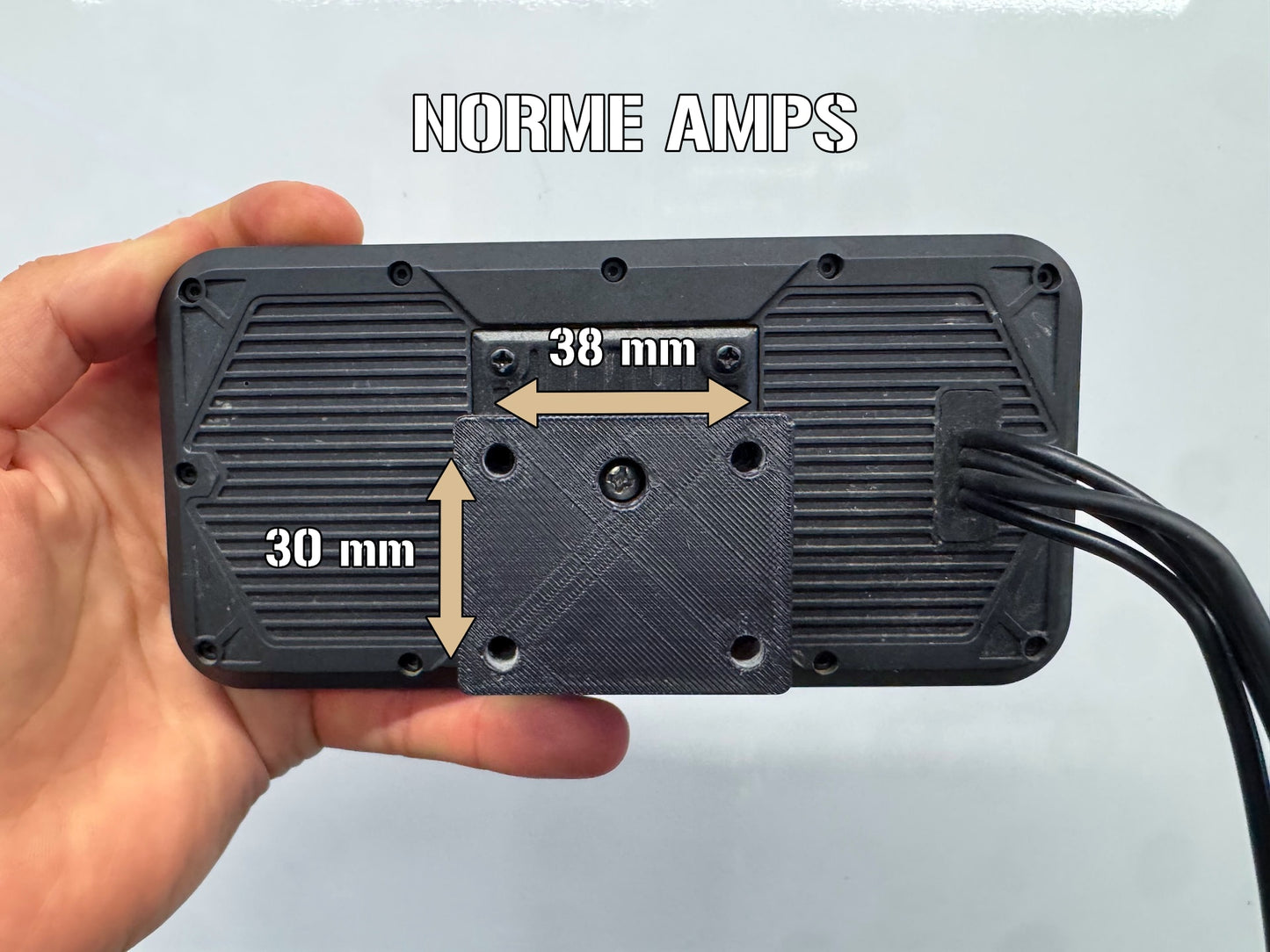 Carpuride W603 and W712 bracket for AMPS / RAM Mount / Garmin standard mounting