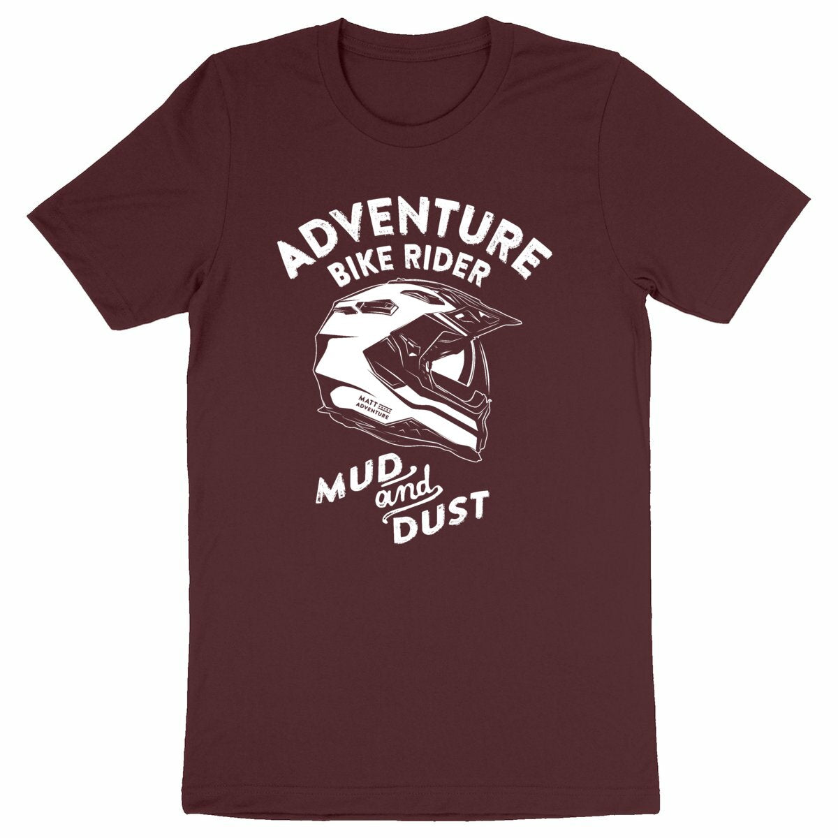 T-Shirt ADVENTURE BIKE RIDER - WHITE