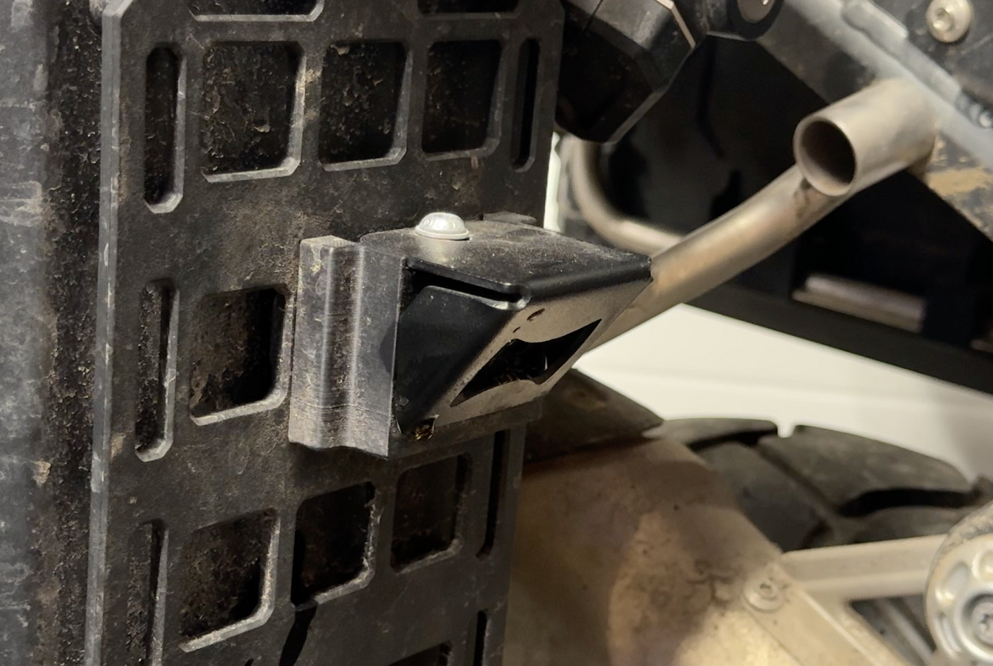Bottle opener compatible with Lone Rider MotoPanniers