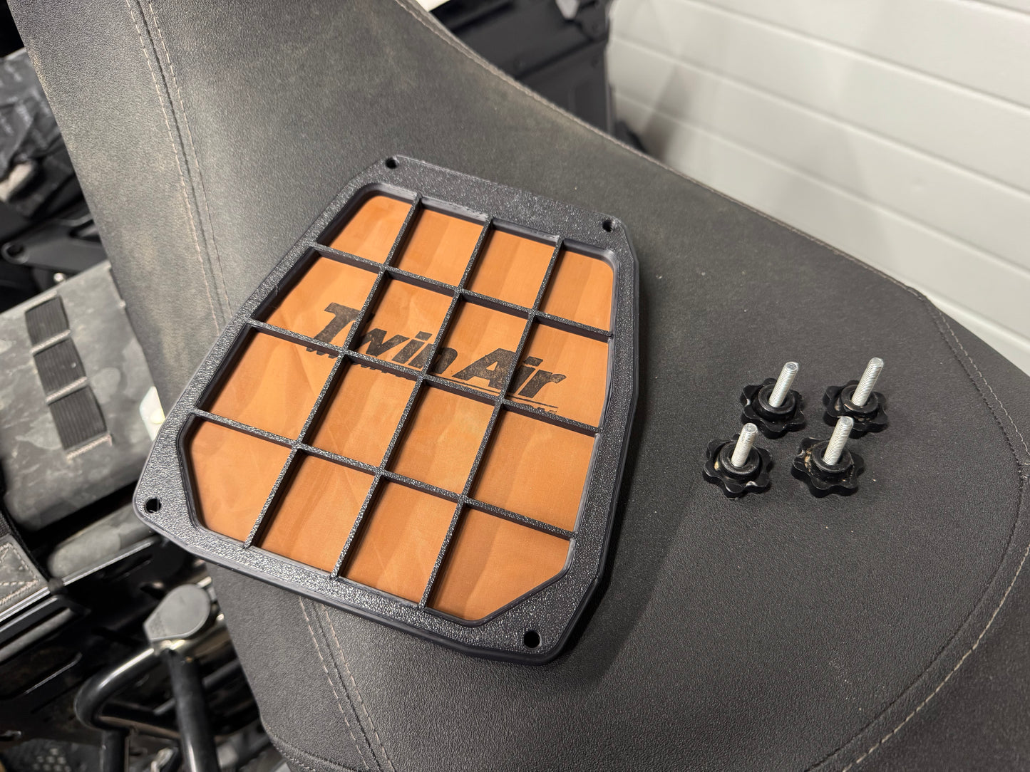 Couvercle boite à air offroad stage 2 Suzuki V-Strom 800DE / 800SE avec préfiltre Twin air sandstop