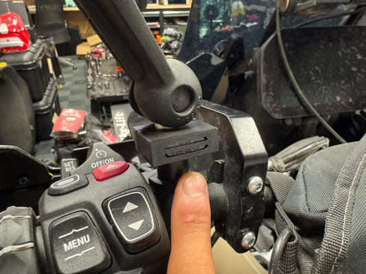 Indicateurs d'alerte angle mort pour BMW R1300 GS et R1300 GS Adventure compatible rétroviseur Doubletake Mirror