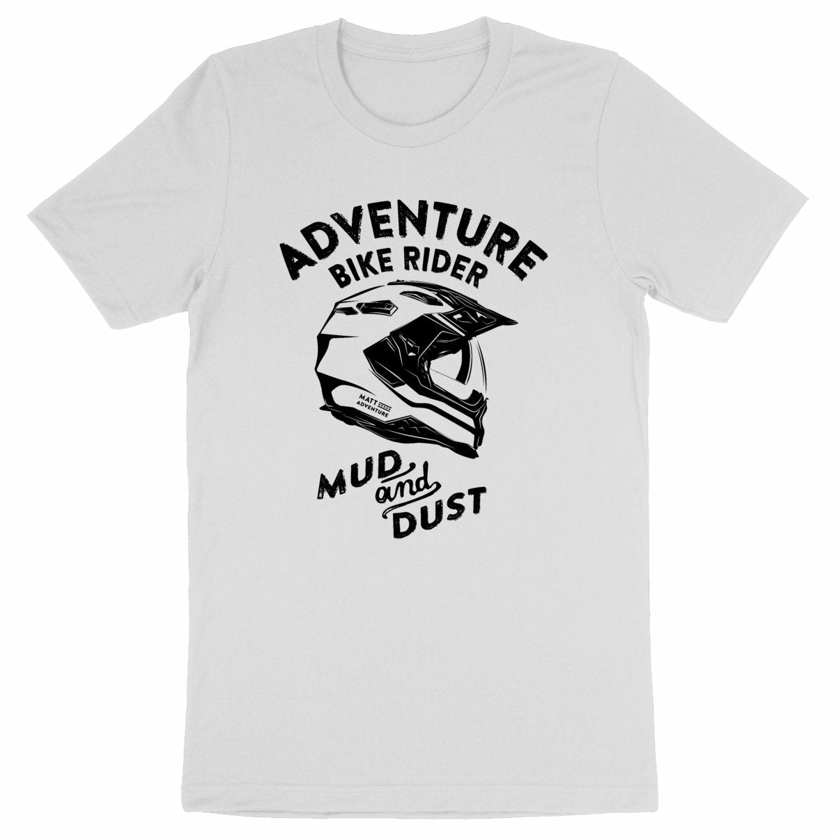 T-Shirt ADVENTURE BIKE RIDER - WHITE